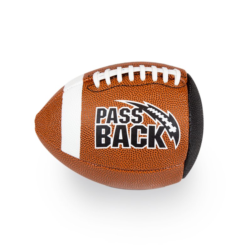 Junior Composite Football for Youth Training Ages 9-13 – Passback Practice Ball