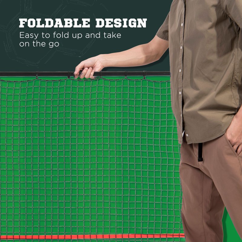 Adjustable Rebounder Net for Soccer, Baseball & Tennis Practice – Foldable Training Goal