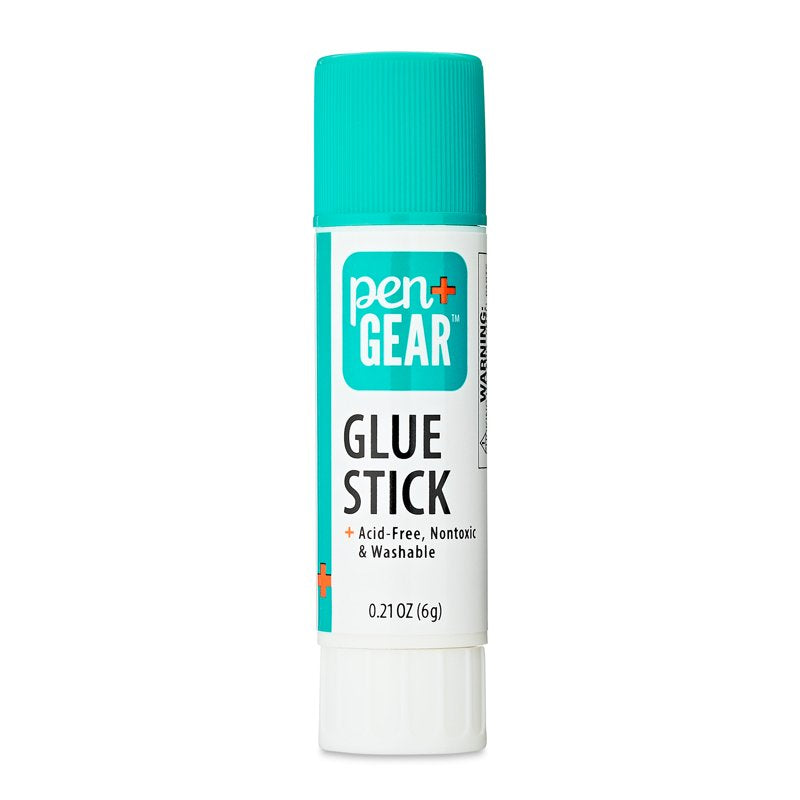12 Pack Washable White Glue Sticks for Crafts & School Projects - 0.21 oz
