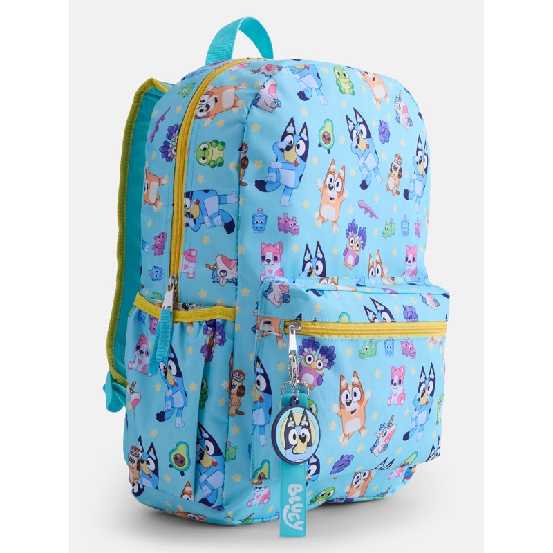 Kids' 17-Inch Bluey Play Time Print Laptop Backpack for School & Travel