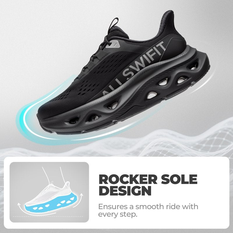 Women's Slip-On Walking Shoes - Cushioned, Non-Slip, Breathable Fitness Sneakers