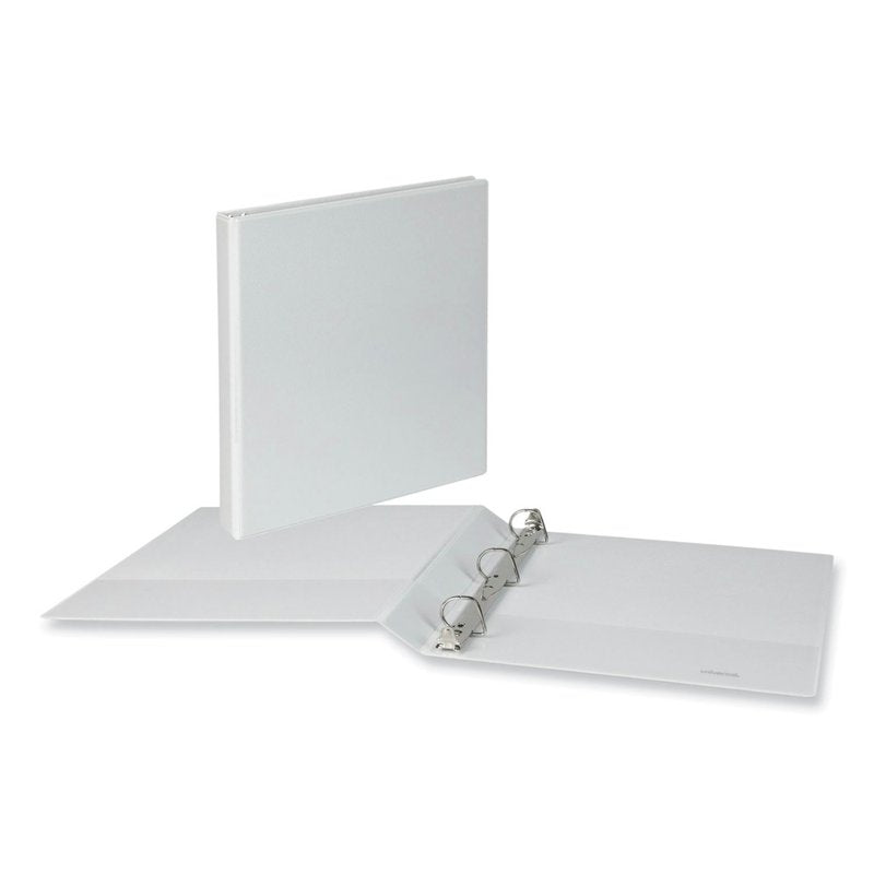 11 x 8.5 Inch White Slant D-Ring View Binder - Pack of 12