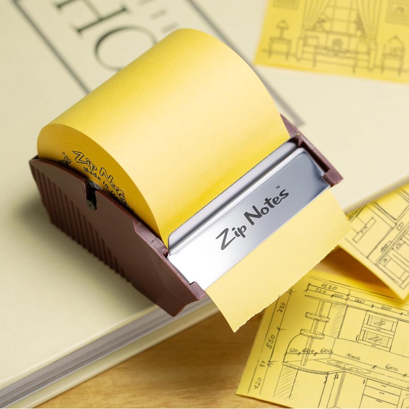 Manual Sticky Note Dispenser with Repositionable Adhesive - Burgundy