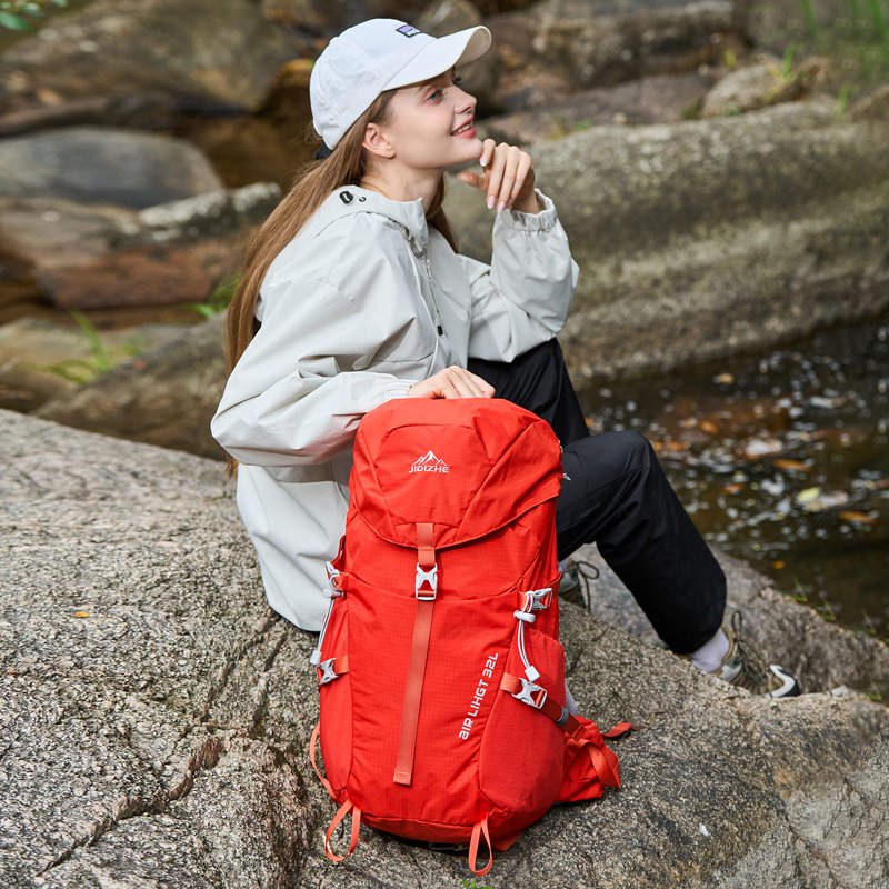 Lightweight Water-Resistant Hiking Backpack for Men & Women - Large Capacity Outdoor Travel Bag