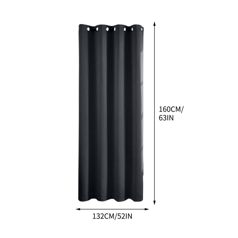 Light Blocking Curtain Panel Pair - Elegant Bedroom & Living Room Curtains 52x63in