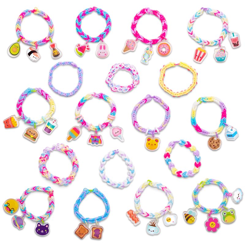 Kids Charm Bracelet Kit with 1697 Pieces - DIY Jewelry Craft Set