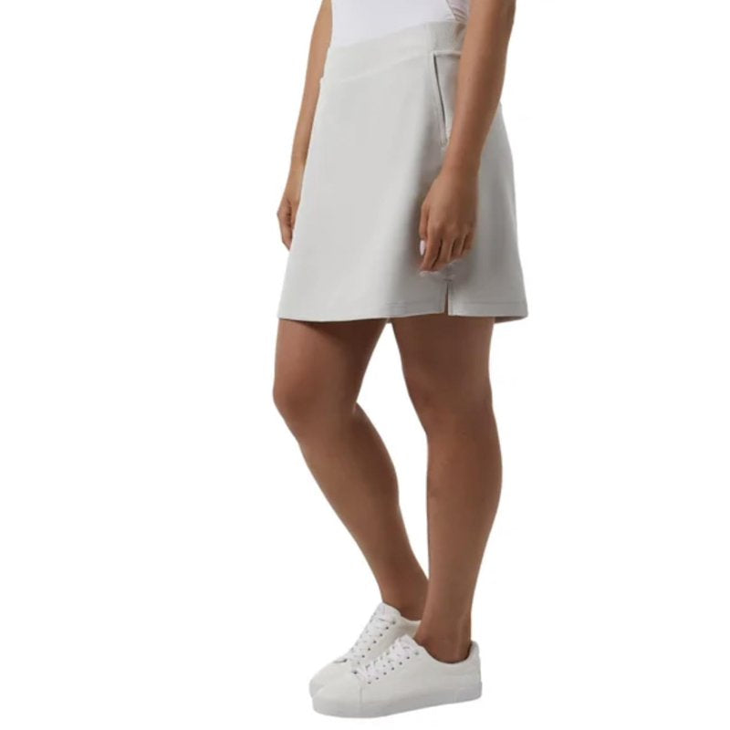 Women's Active Skort with Pockets - Light Gray Athletic Shorts Skirt