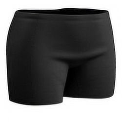 Women's Volleyball Shorts 2.5-Inch Inseam Activewear Black 2XL