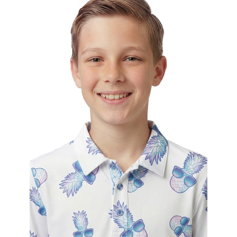 Performance Boys Polo Shirt with UPF50 Sun Protection, All Sizes & Colors