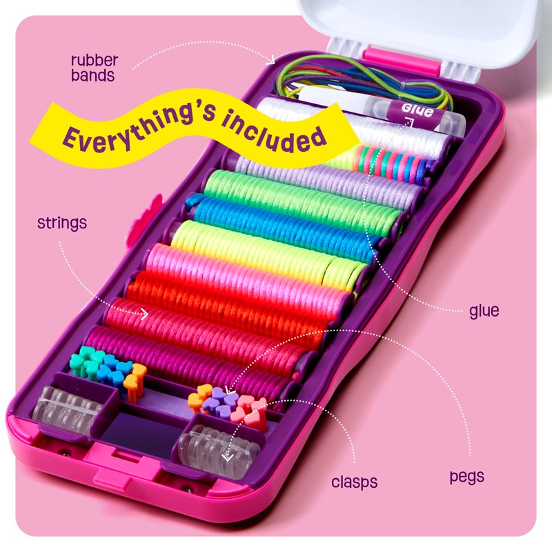 Friendship Bracelet Making Kit for Girls Ages 8-12 - DIY Jewelry Craft Set