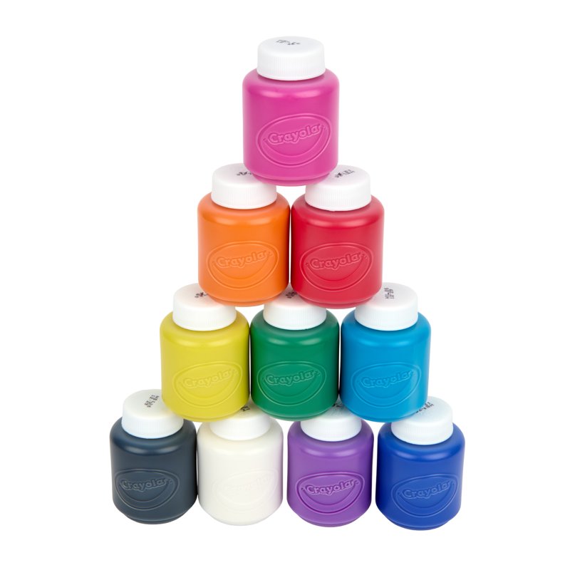 Kids Washable Paint Set 10 Colors 3 Pack - Art & Craft Supplies for Ages 3+