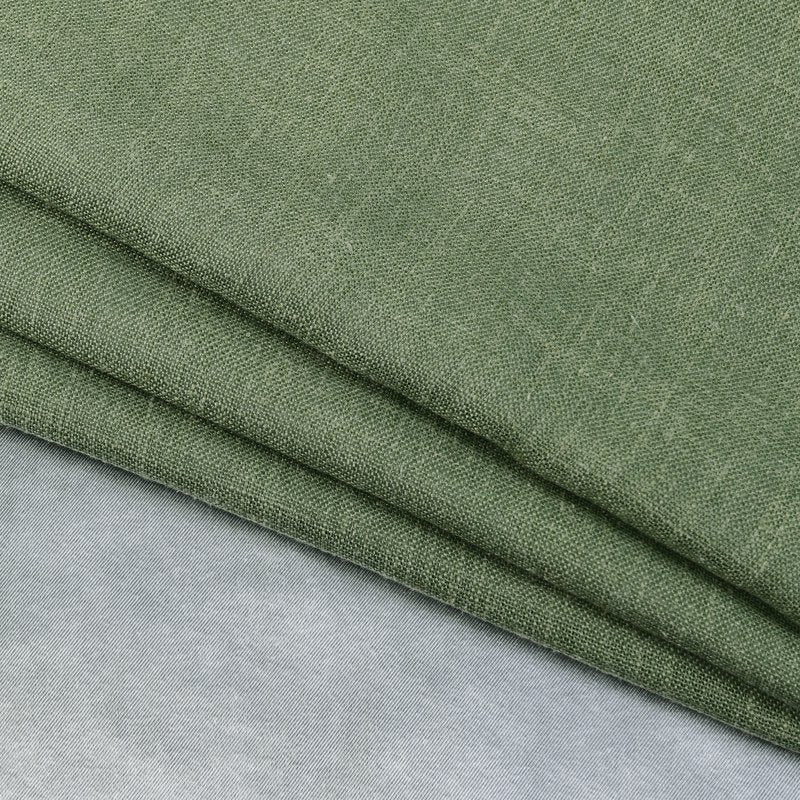 Blackout Linen Blend Curtain Panel with Rod Pocket - 50x95 Inches