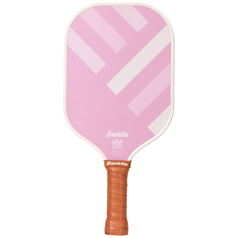 (2 Pack) Pickleball Paddle DEFY - Textured Fiberglass Surface + Polypropylene Core - Official USAP Approved - Pink