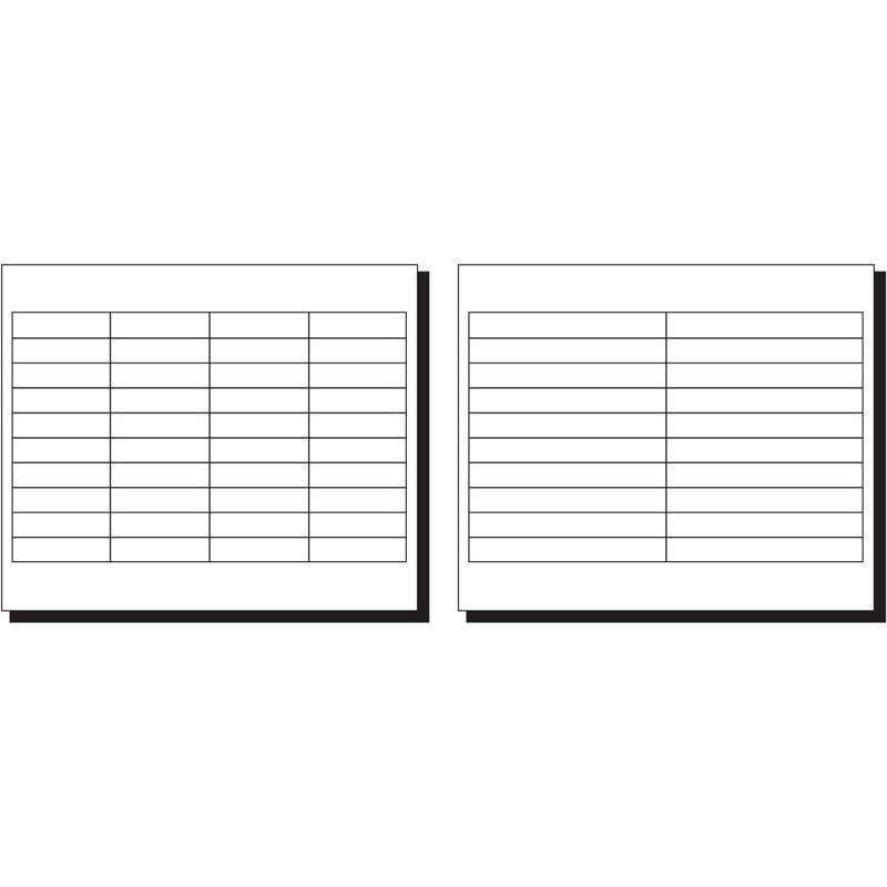 Printable Hanging File Folder Tab Inserts - 0.5 x 2 Inches, Pack of 1