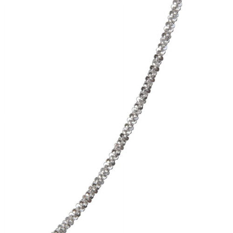 Women's Sterling Silver Criss Cross Necklace - Adjustable Length, Anti-Tarnish