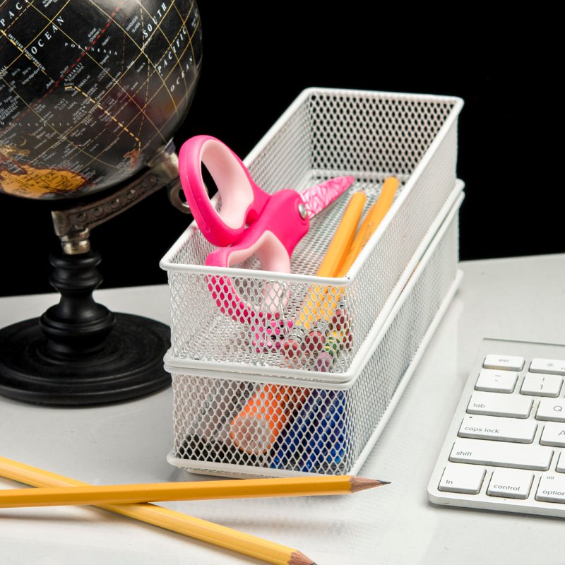 Mesh Drawer Organizer Tray for Kitchen and Desk Storage - Multiple Sizes