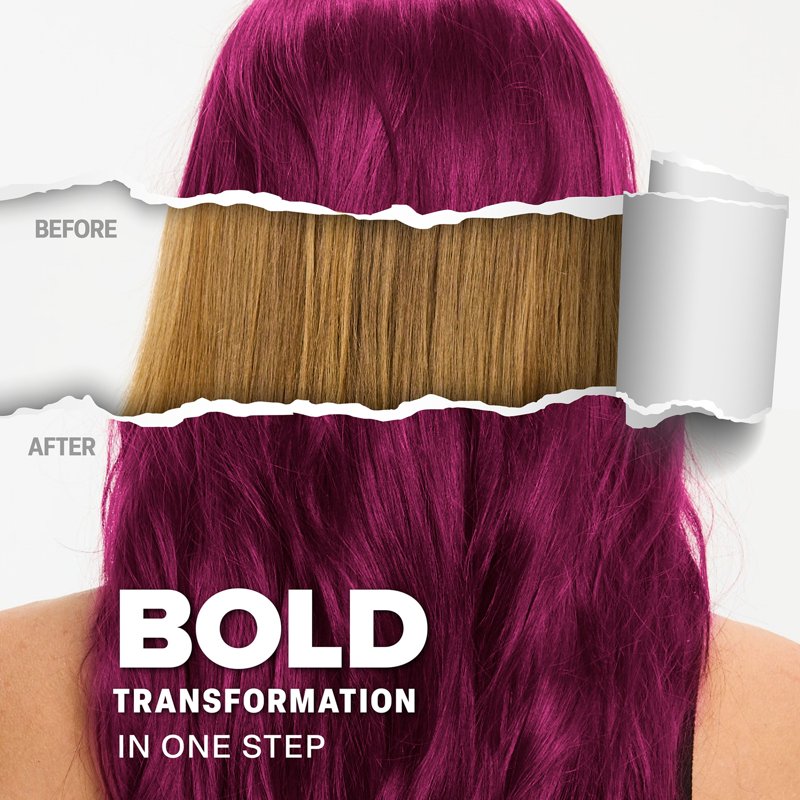 Vegan Semi-Permanent Hair Color Kit - Multiple Shades, No Bleach Needed