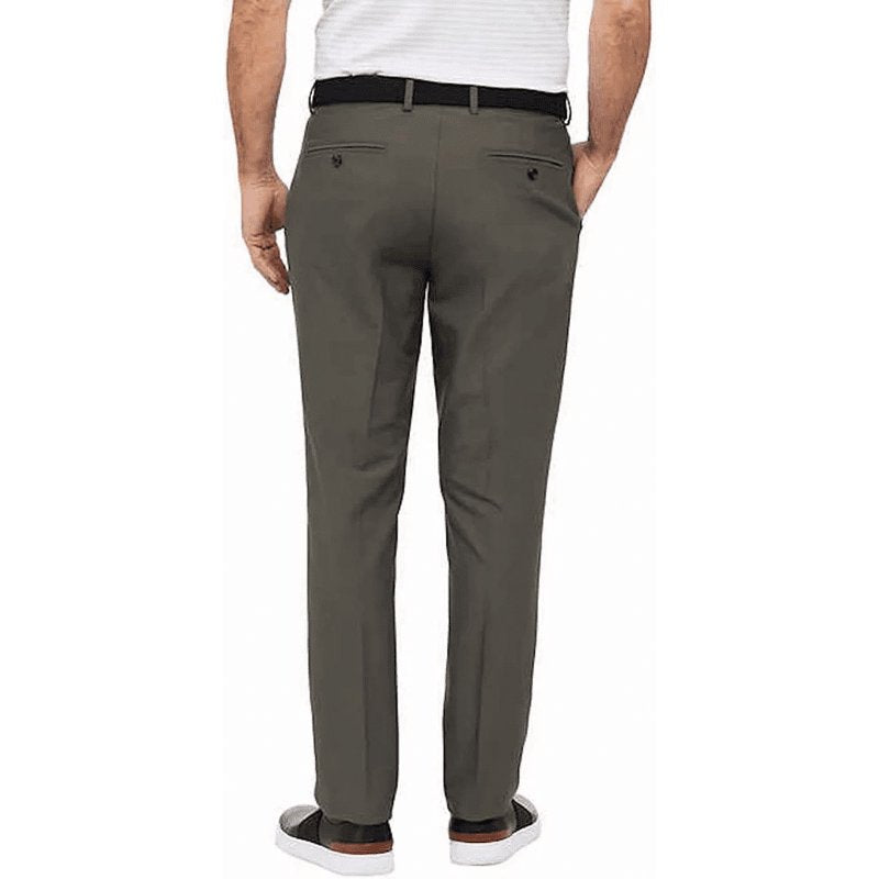 Men's Performance Chino Pants - Stretch, UPF 50+ Golf Trousers Size 40x32