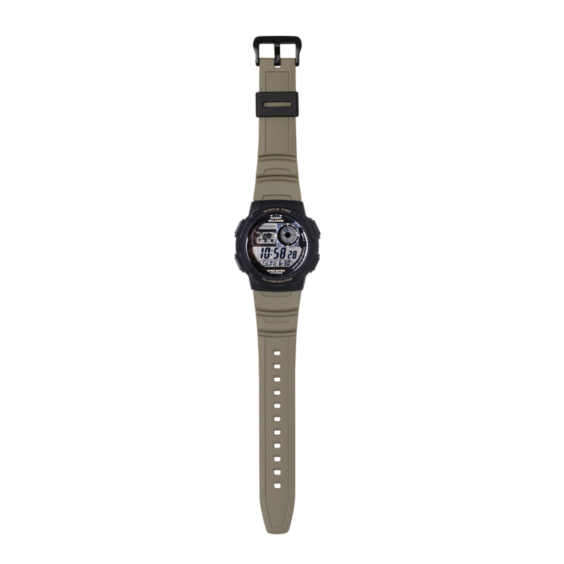 Digital Wristwatch with 10-Year Battery 100M Water Resistance LED Light
