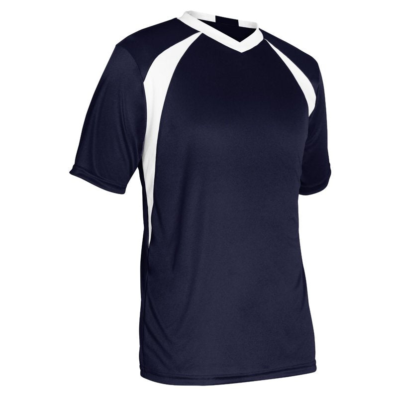 Champro Sweeper Soccer Jersey - Lightweight Adult Medium, Navy/White