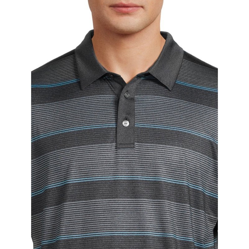 Ben Hogan Performance Golf Polo Shirt – Caviar, Size S (Mens) Striped