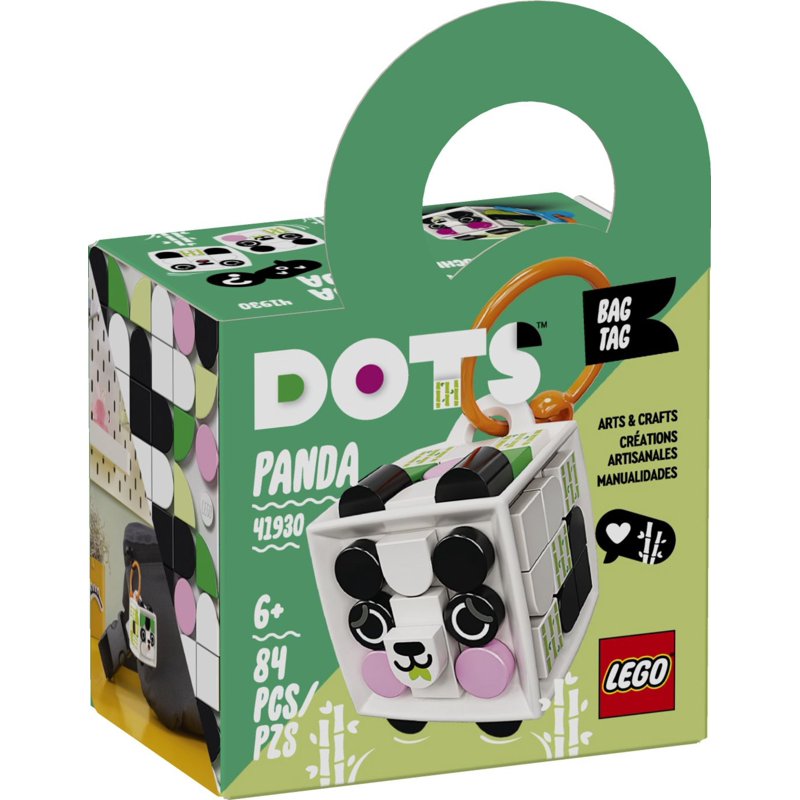 Kids Art & Craft Kit - DIY Panda Bag Tag with Tiles & Design Ideas