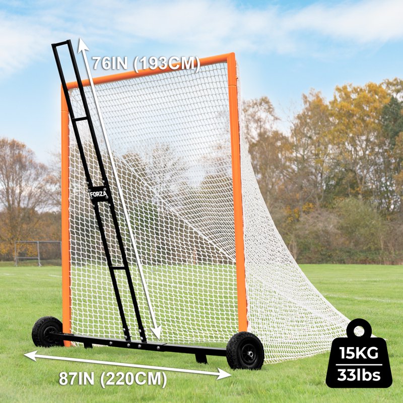 Heavy-Duty Lacrosse Goal Dolly Cart with Puncture-Proof Wheels – All-Terrain Soccer & Lacrosse Goal Transport