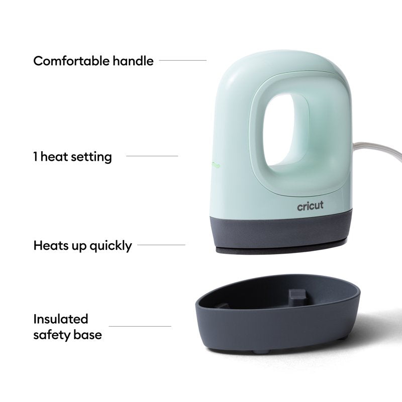 Mini Heat Press for Iron-On Transfers, Compact Portable Heat Press Machine