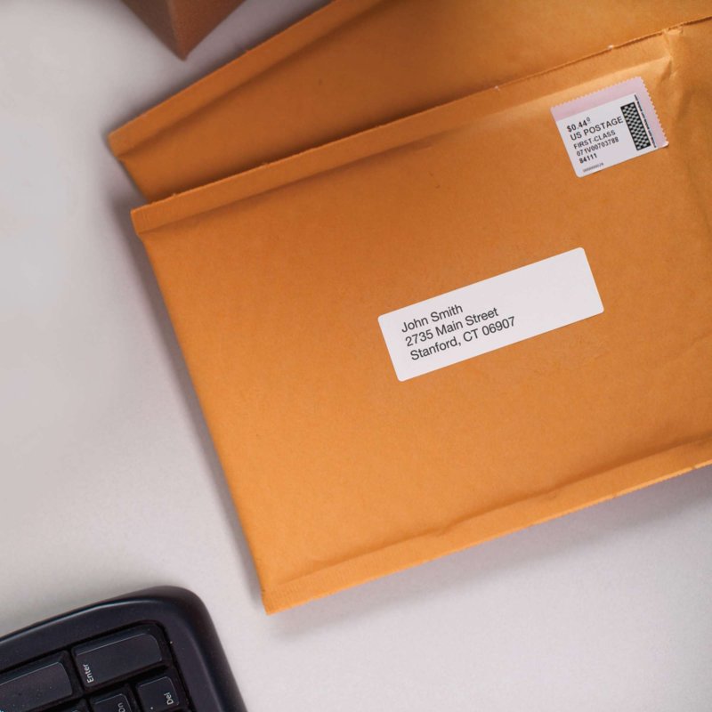 White Mailing Address Labels for LabelWriter Printer - 2 Rolls of 260