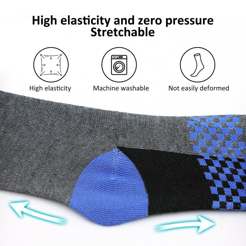 HycLes Boys Athletic Crew Socks 12 Pairs Aged 10-14 Years – Variation 03# Color 3