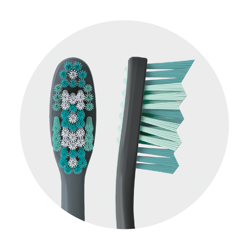 Manual Toothbrush with Cap - Soft Bristles, Multi-Angled Cleaning, Pack of 2 or 6