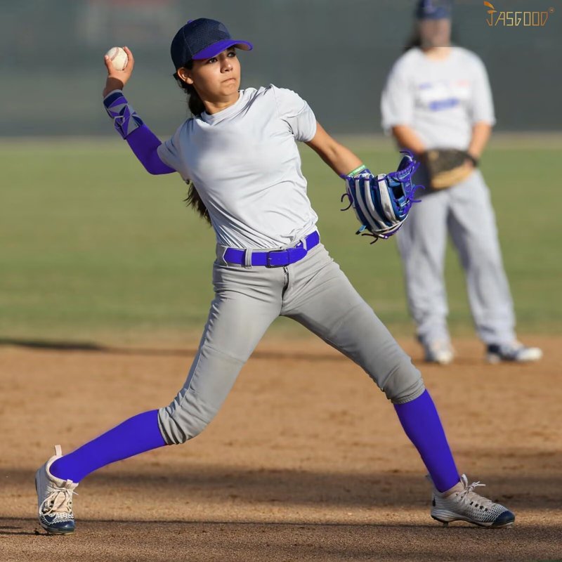 Baseball Socks & Elastic Belt Set for Youth & Adults - Multi-Sport Athletic Gear