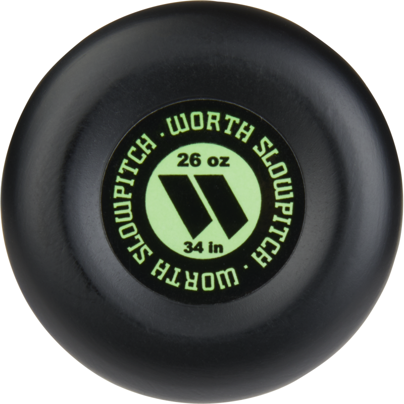 Worth Mayhem Slow Pitch Softball Bat 34 Inch - High-Performance Alloy Bat