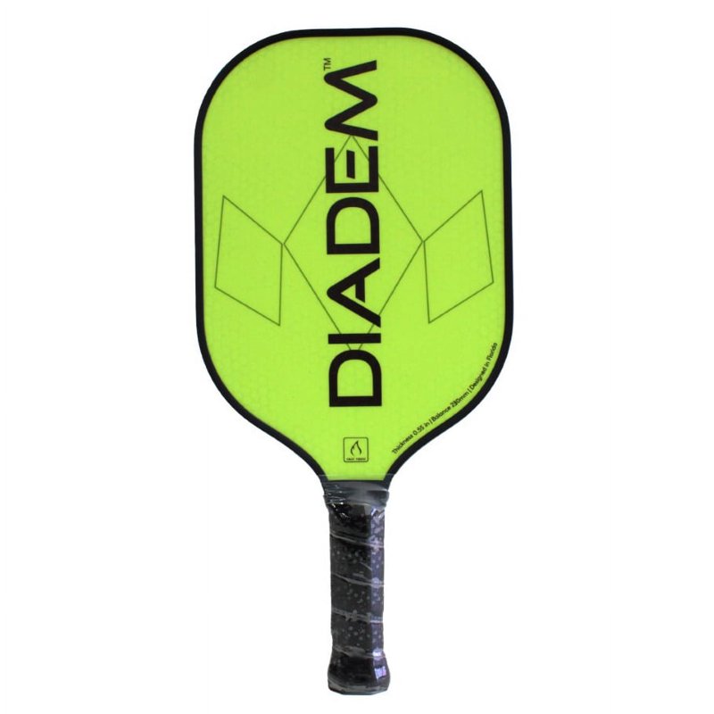 Diadem Riptide HMT Pickleball Paddle - Yellow (7.6oz) for All Skill Levels