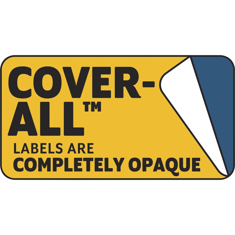 Full Sheet White Label Labels for Laser & Inkjet Printers 8.5 x 11 - 100 Pack