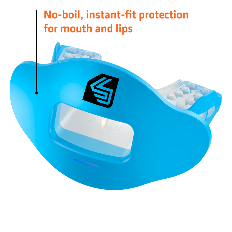 Max Airflow Lip Guard Mouthguard for Athletes - Breathable, No Mold Fit