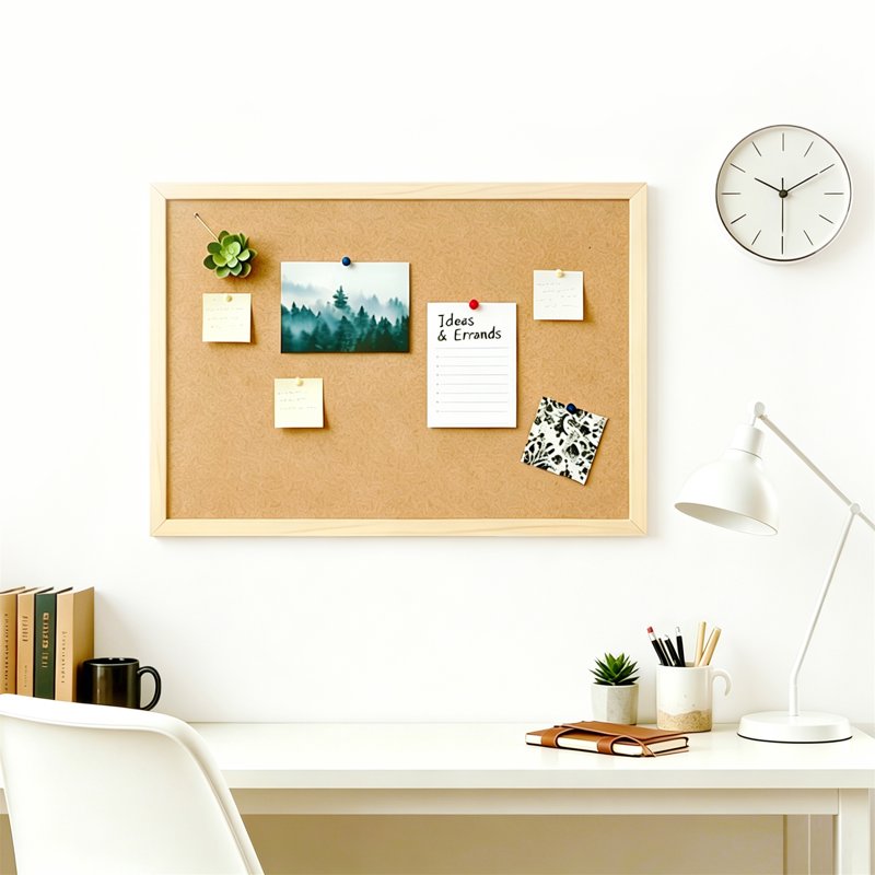 24x16 Inch Cork Bulletin Board for Wall Office & Home Decor