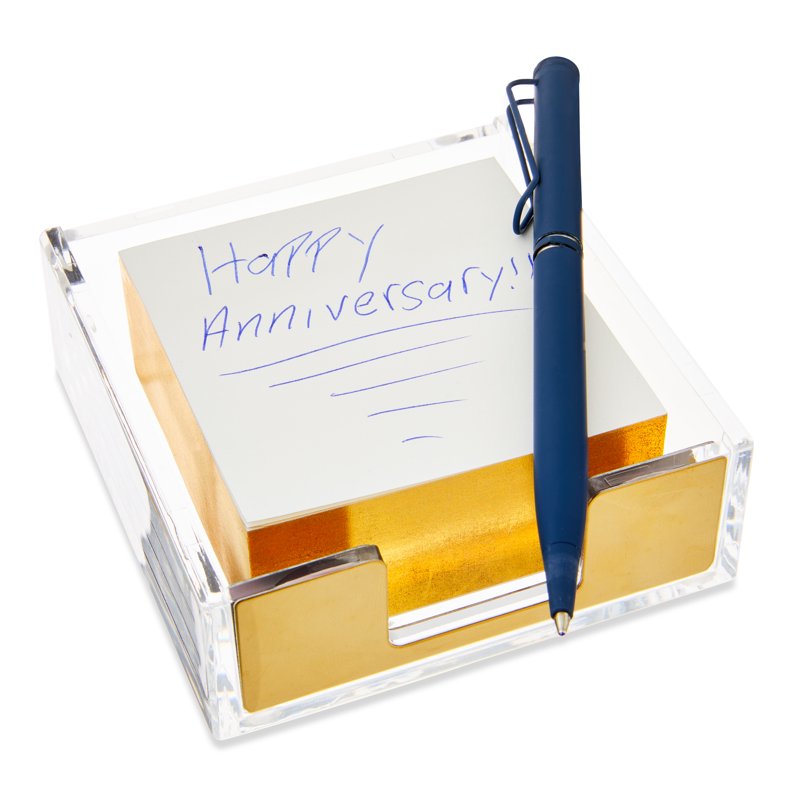 Gold Sticky Notes 300 Count - Elegant Desk Organizer Reminders & To-Do List
