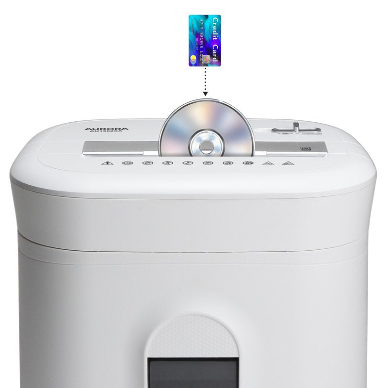 Heavy Duty Crosscut Paper Shredder 15-Sheet with 60 Min Run Time and 6-Gallon Basket