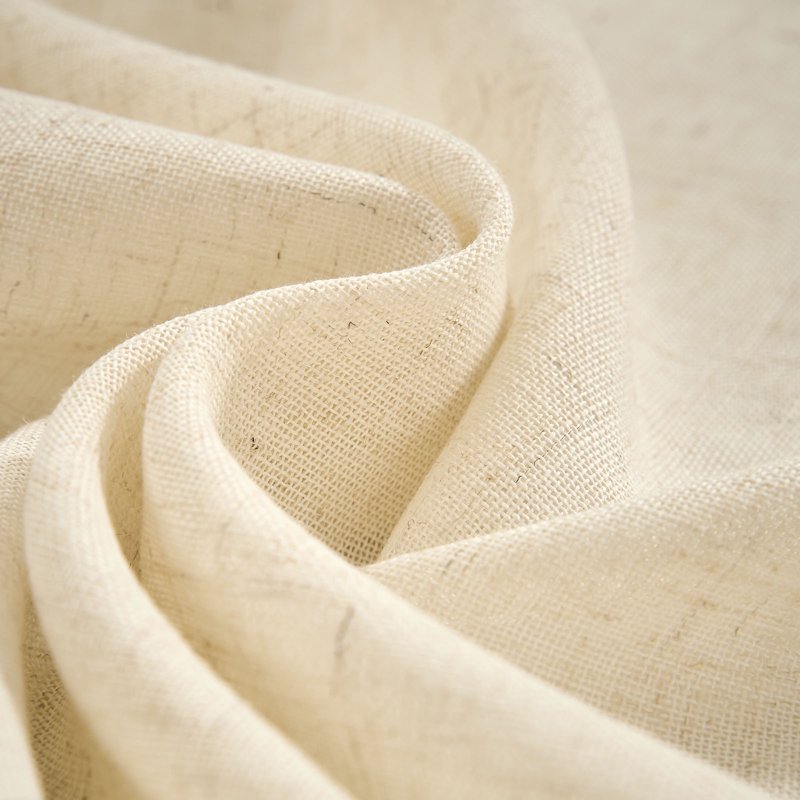Farmhouse Semi Sheer Linen Curtains Light Filtering 84 Inch | 2 Panels