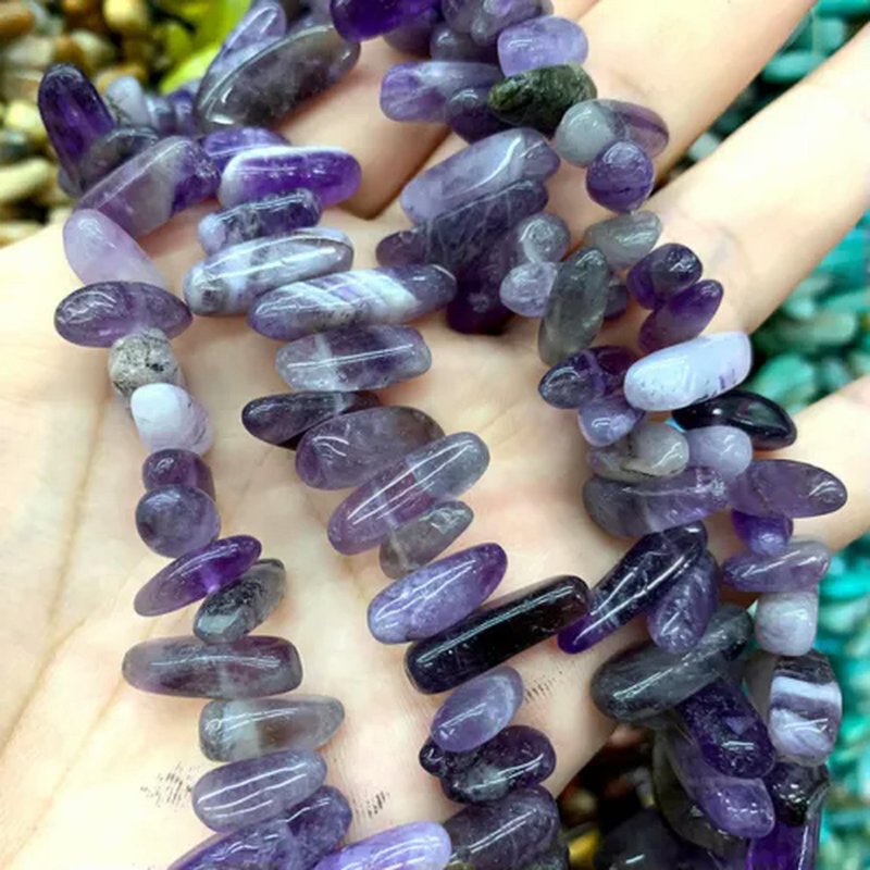 Natural Stone Agate Beads for Jewelry Making - Irregular Round Loose Beads