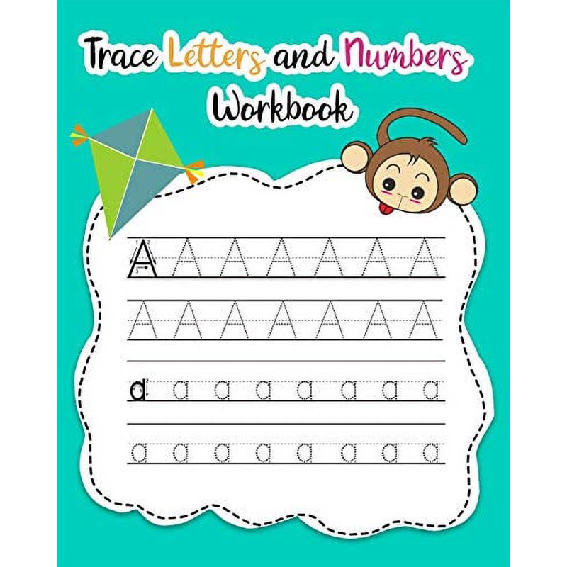 Kids Alphabet and Number Tracing Workbook for Preschool and Kindergarten