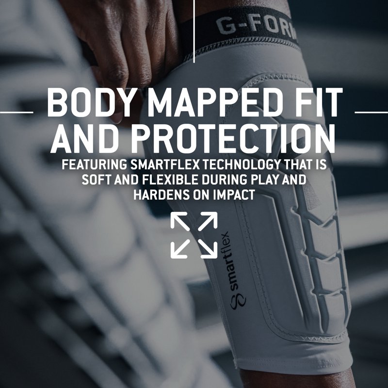 G-Form Pro-S Vento Adult Large Shin Guard - White (Variation: Adult Large, White)