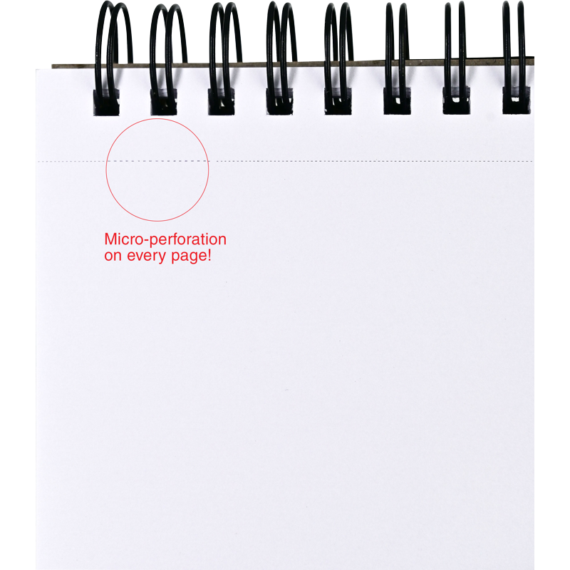 Kids' Sketch Pad with Perforated Pages - 8.5 x 11.5 Inches, 50 Sheets