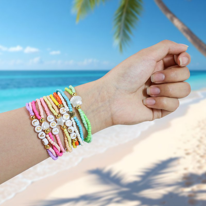 DIY Bracelets Making Kit with 12,000 Beads for Jewelry Crafting, All Colors Included