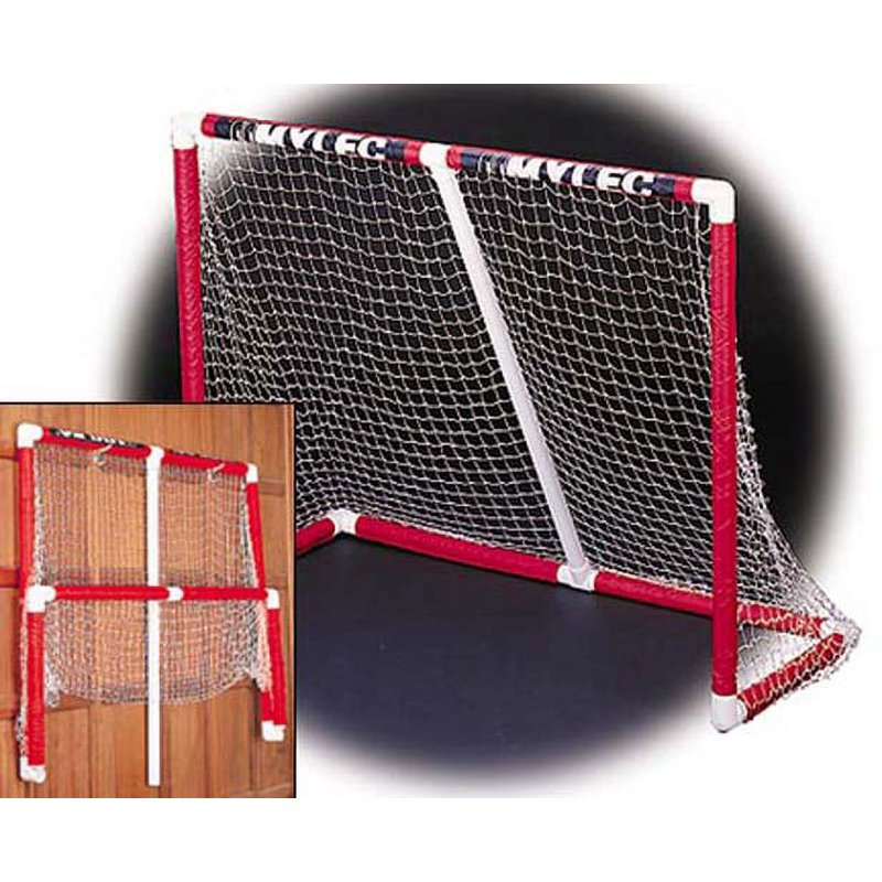 Junior Hockey Folding Goal 54x44 Inches - Portable Indoor Outdoor PVC Net