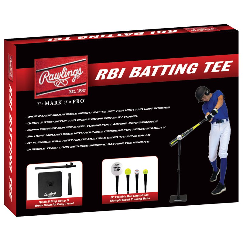 Baseball Softball Batting Tee Adjustable Height Practice Equipment