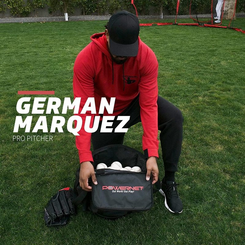 Softball & Baseball Gear Carry Bag with Pockets & Shoulder Strap