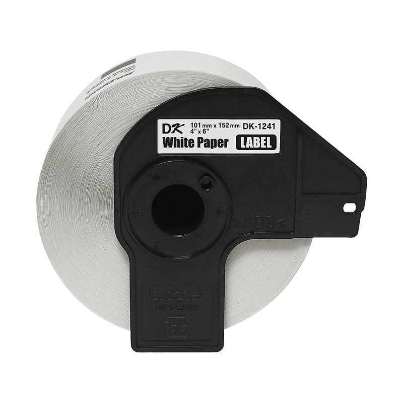Brother DK-1241 Die-Cut Shipping Labels for QL Printers 4x6 inch Pack of 600