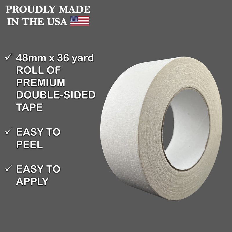 Golf Grip Tape Roll 48mm x 36 Yards Durable Double-Sided Crepe Paper